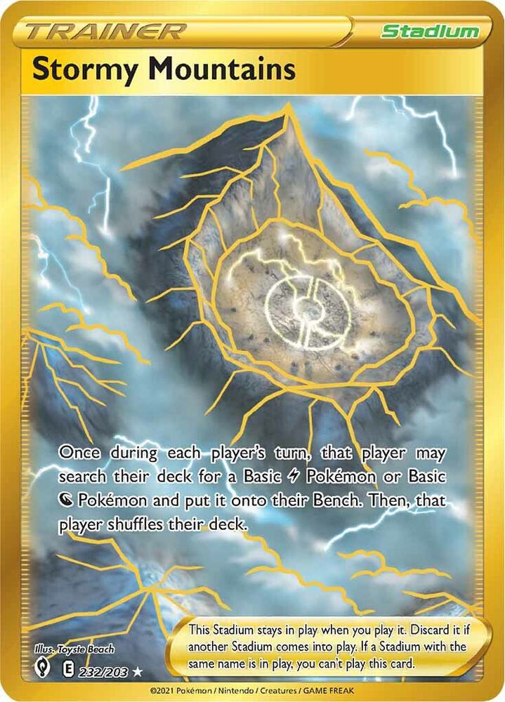 Stormy Mountains (Secret) [SWSH07: Evolving Skies] 232/203