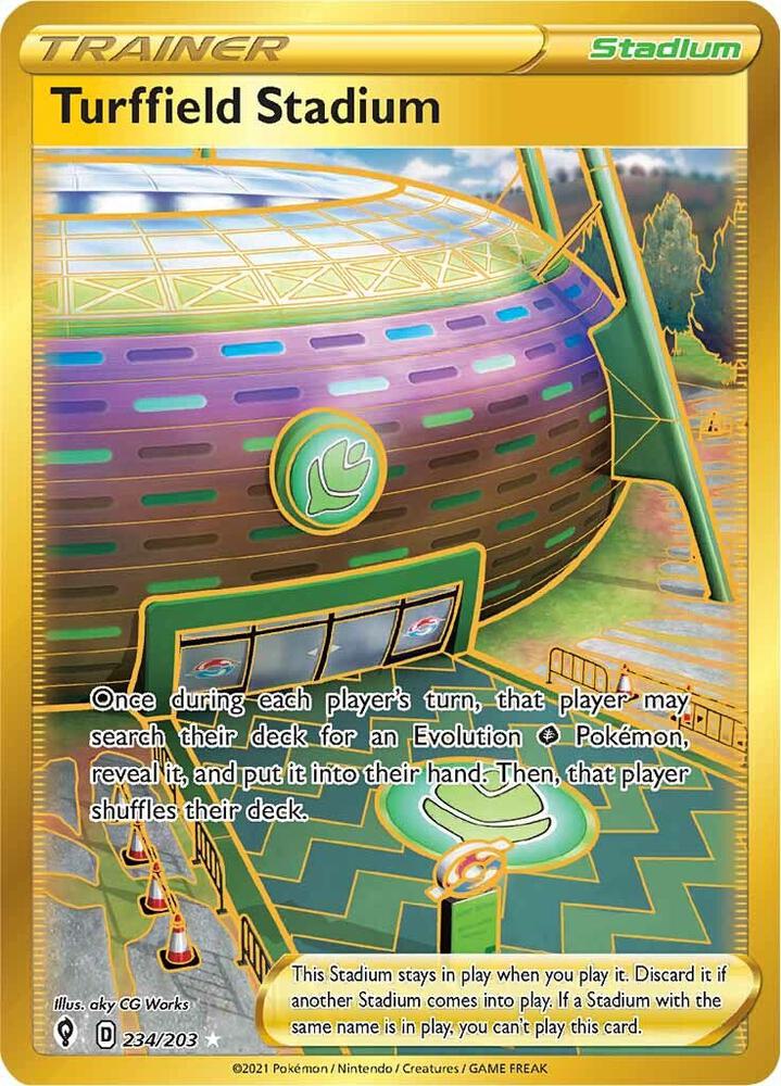 Turffield Stadium (Secret) [SWSH07: Evolving Skies] 234/203