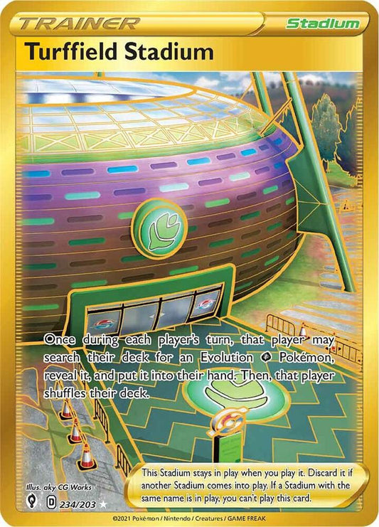 Turffield Stadium (Secret) [SWSH07: Evolving Skies] 234/203