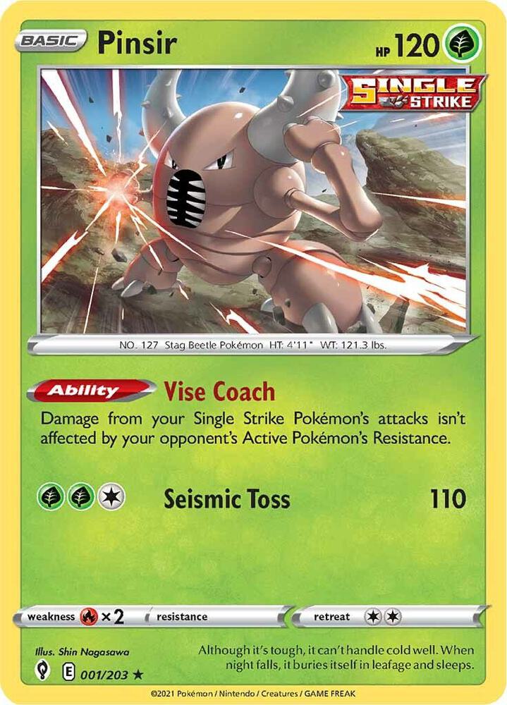 Pinsir [SWSH07: Evolving Skies] 001/203