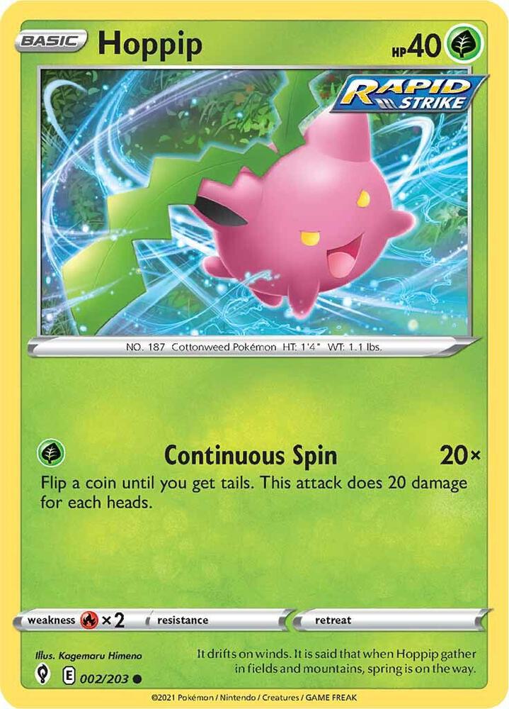 Hoppip [SWSH07: Evolving Skies] 002/203