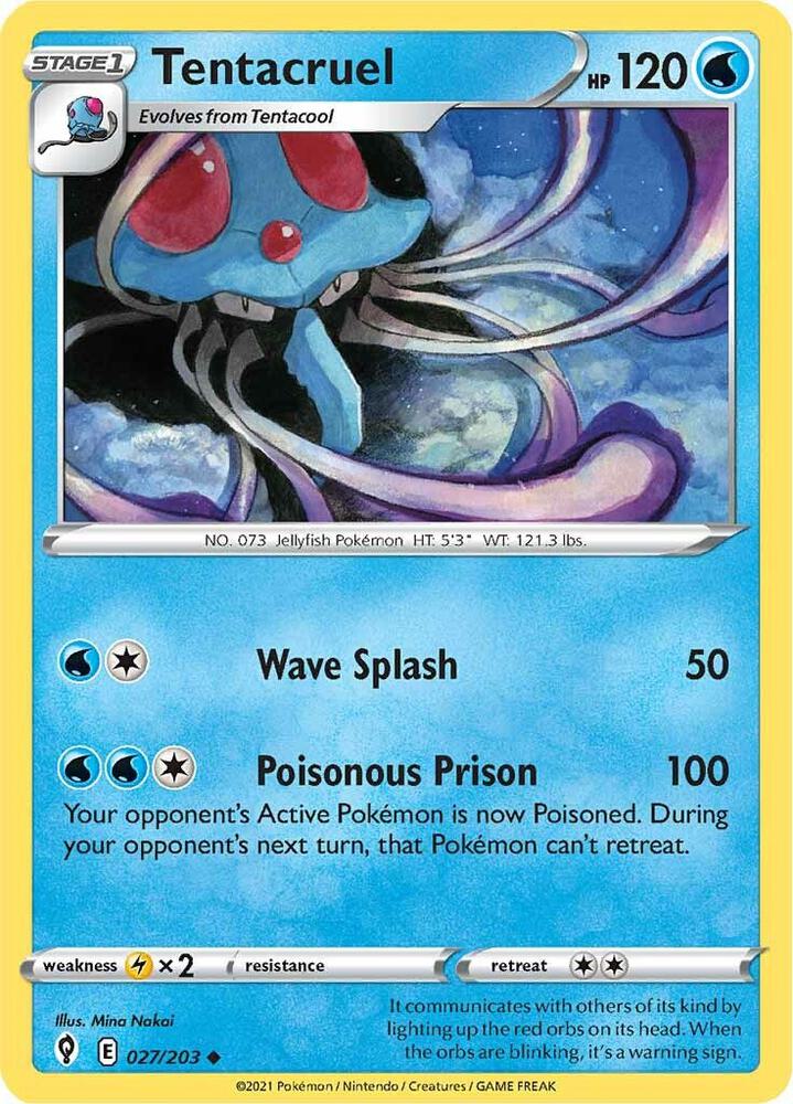 Tentacruel [SWSH07: Evolving Skies] 027/203