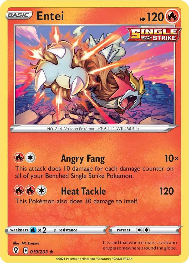 Entei [SWSH07: Evolving Skies] 019/203