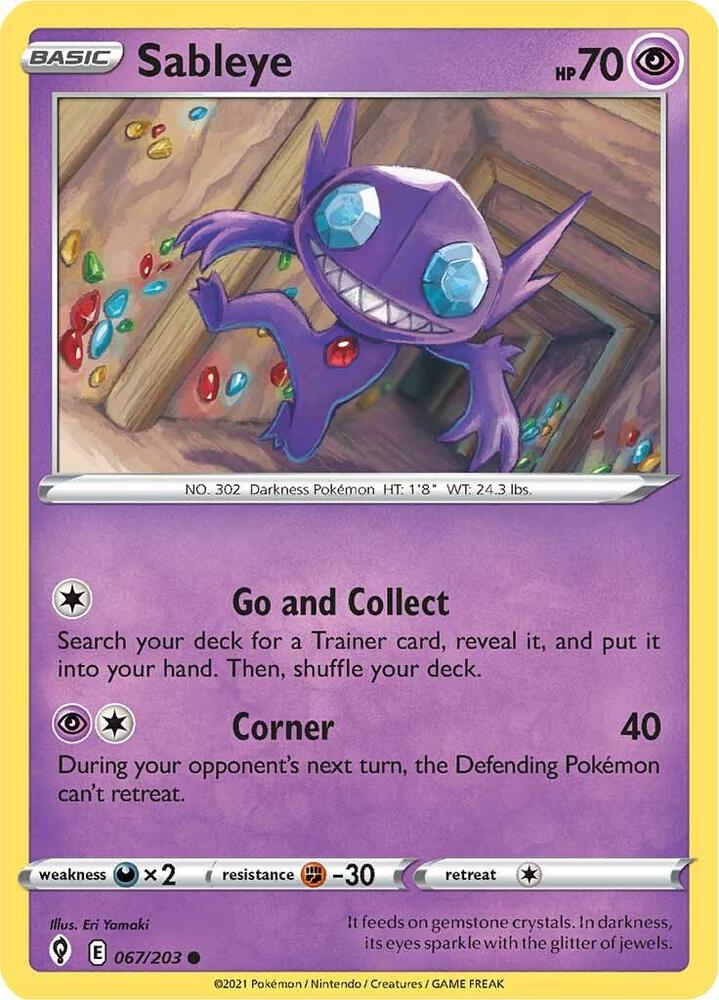 Sableye [SWSH07: Evolving Skies] 067/203