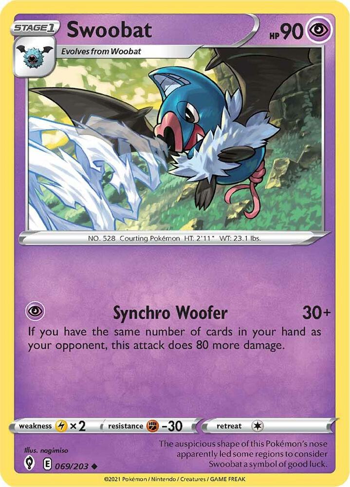 Swoobat [SWSH07: Evolving Skies] 069/203