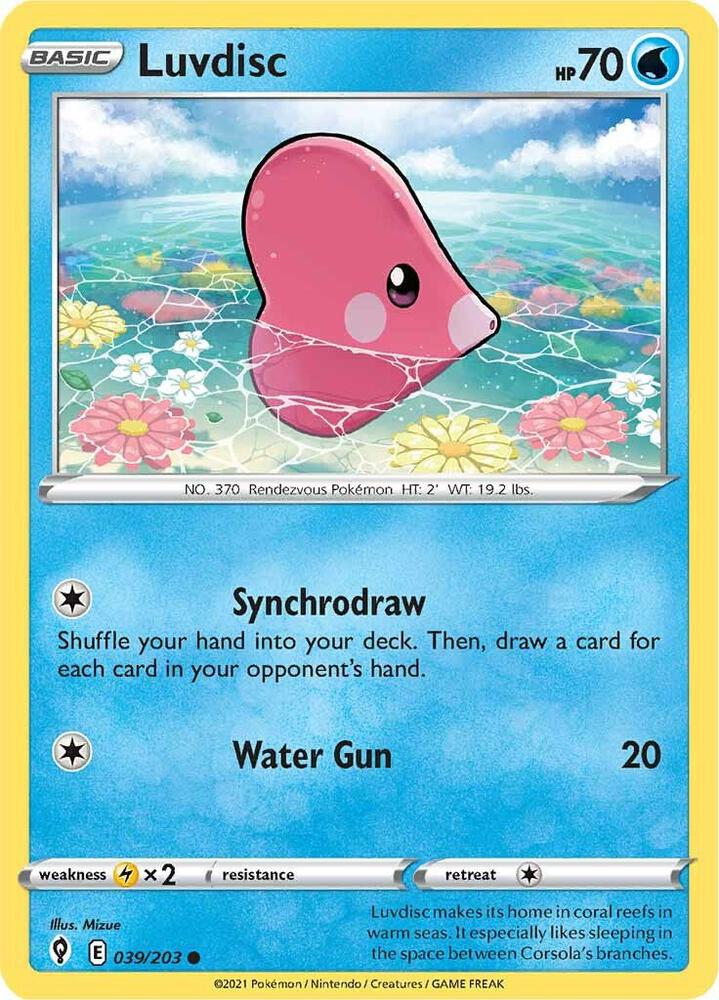 Luvdisc [SWSH07: Evolving Skies] 039/203