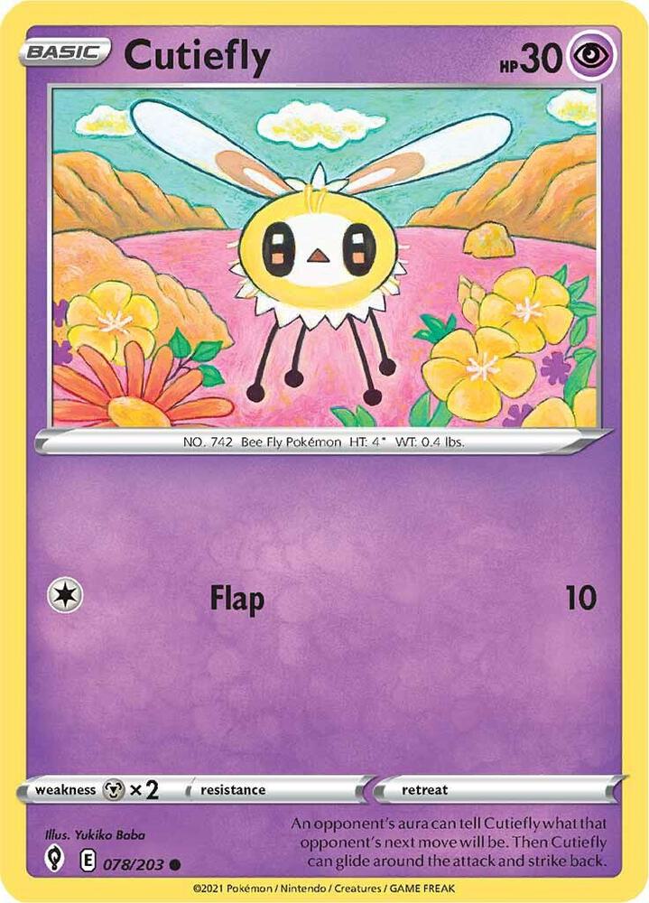 Cutiefly [SWSH07: Evolving Skies] 078/203