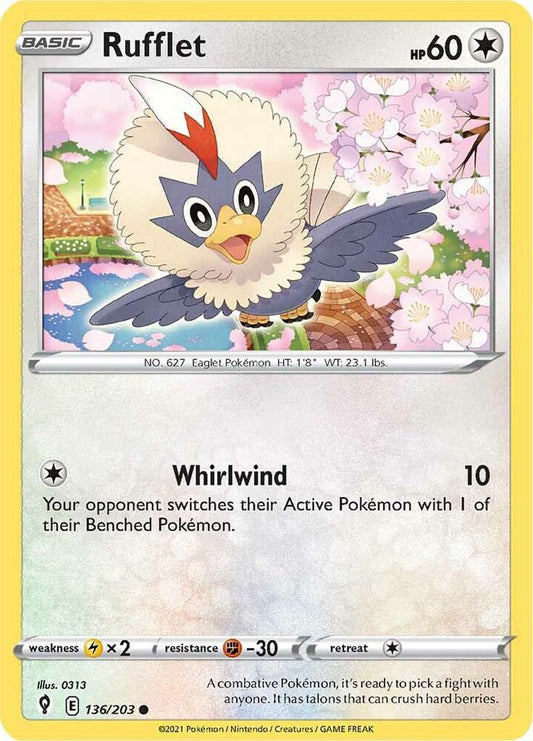 Rufflet [SWSH07: Evolving Skies] 136/203