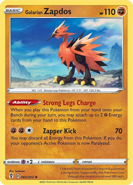 Galarian Zapdos [SWSH07: Evolving Skies] 082/203