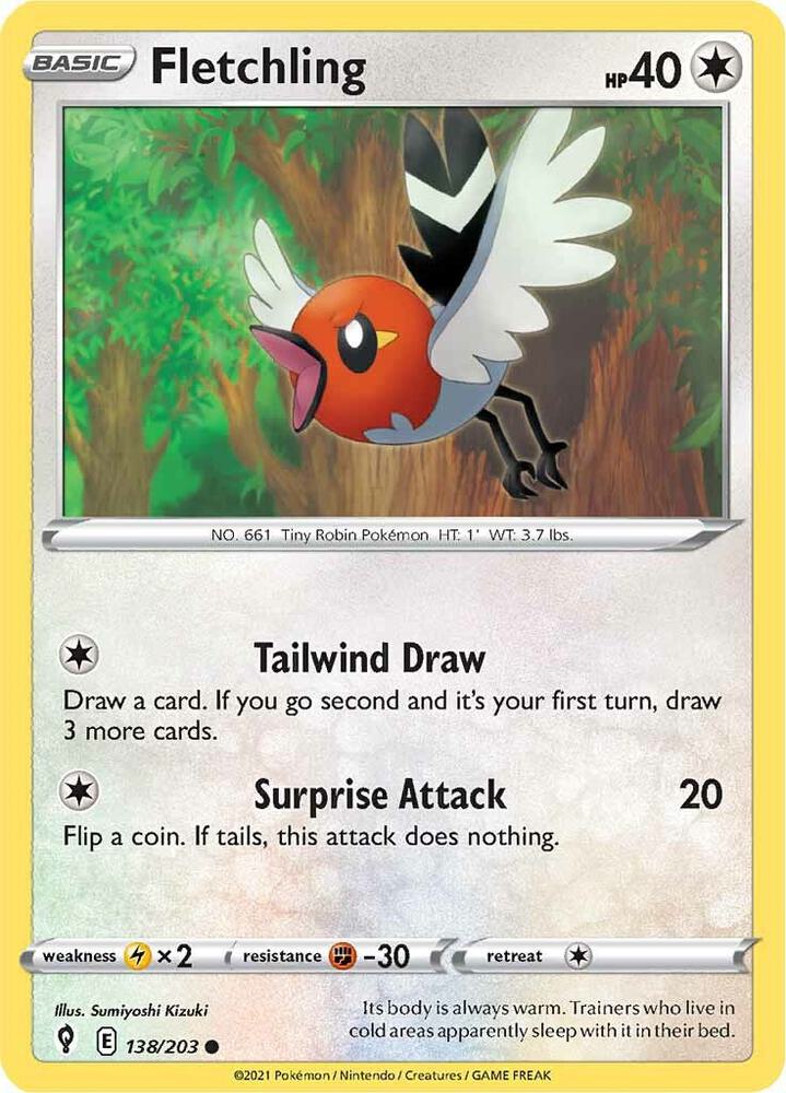 Fletchling [SWSH07: Evolving Skies] 138/203