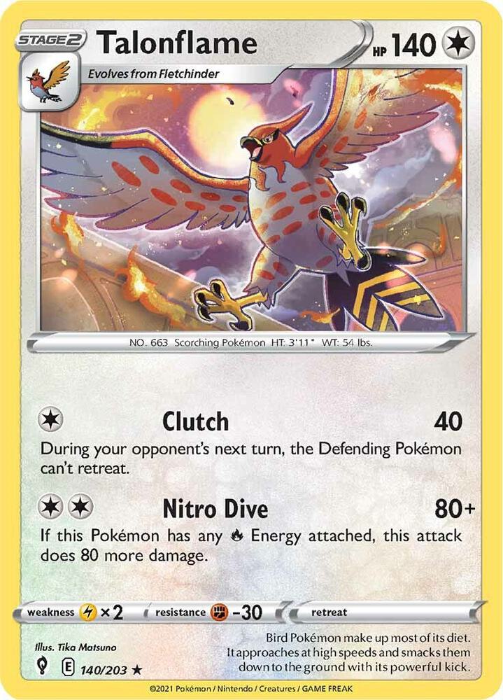 Talonflame [SWSH07: Evolving Skies] 140/203