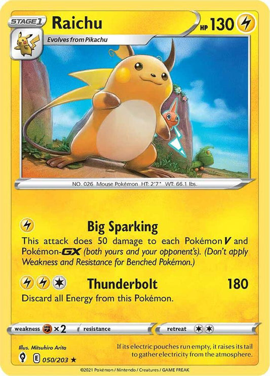 Raichu [SWSH07: Evolving Skies] 050/203