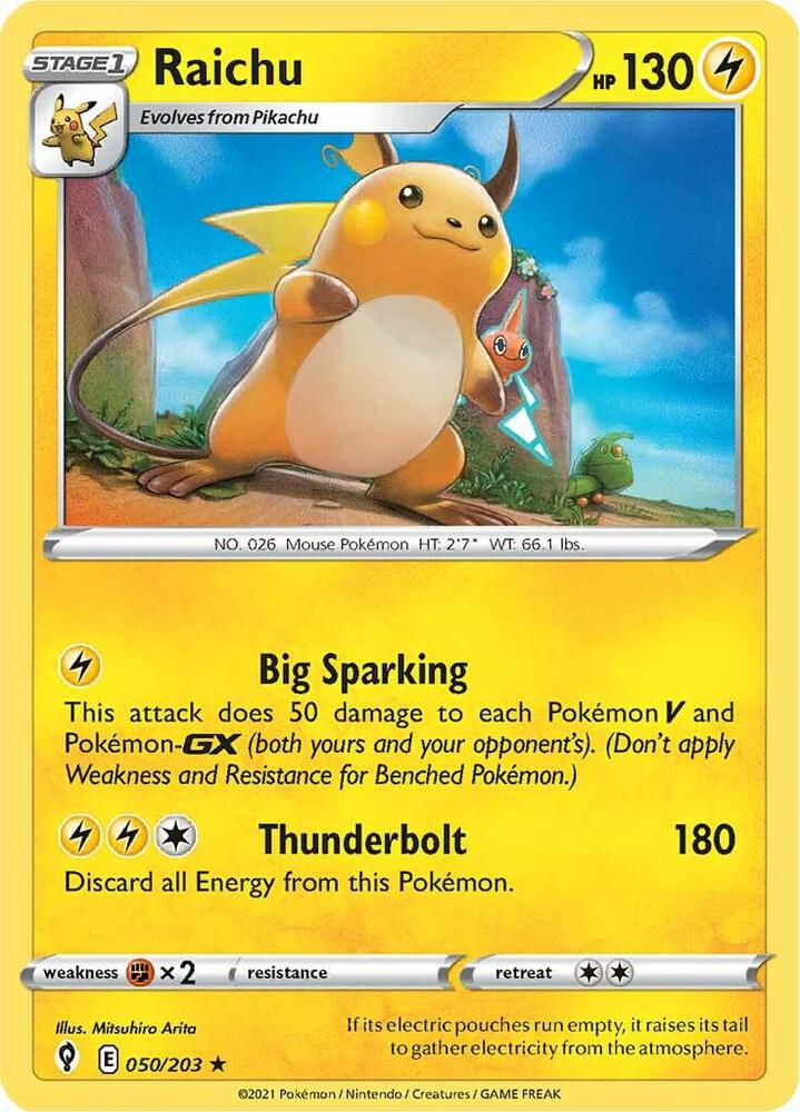 Raichu [SWSH07: Evolving Skies] 050/203