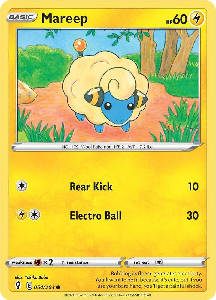 Mareep [SWSH07: Evolving Skies] 054/203