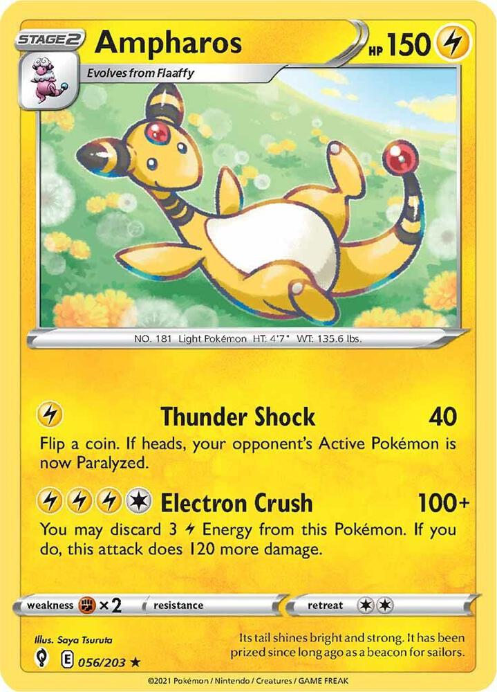 Ampharos [SWSH07: Evolving Skies] 056/203