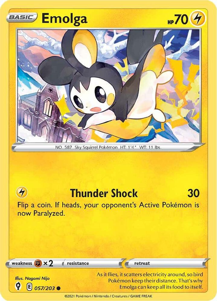 Emolga [SWSH07: Evolving Skies] 057/203