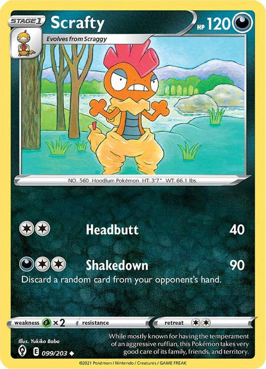 Scrafty [SWSH07: Evolving Skies] 099/203