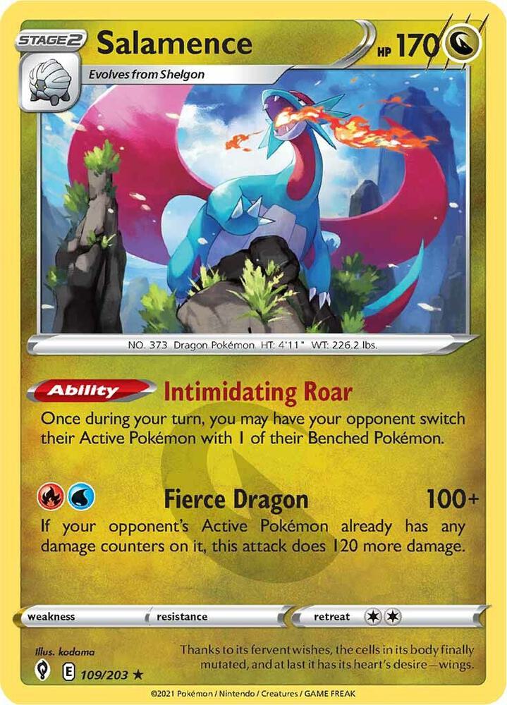 Salamence [SWSH07: Evolving Skies] 109/203