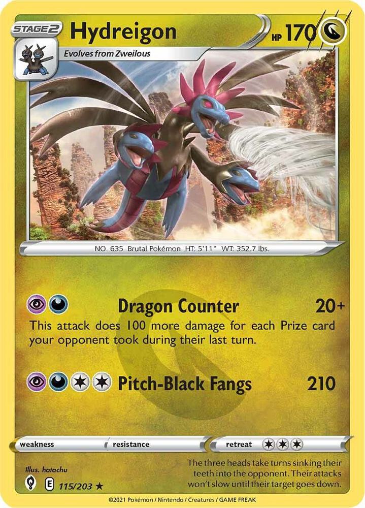 Hydreigon [SWSH07: Evolving Skies] 115/203