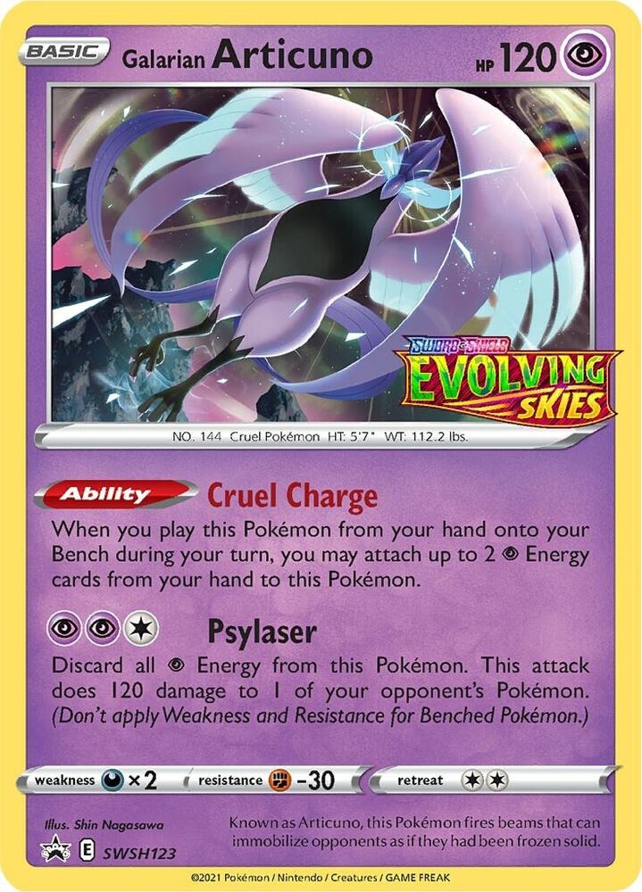Galarian Articuno - SWSH123 (Prerelease) [SWSH: Sword & Shield Promo Cards] SWSH123