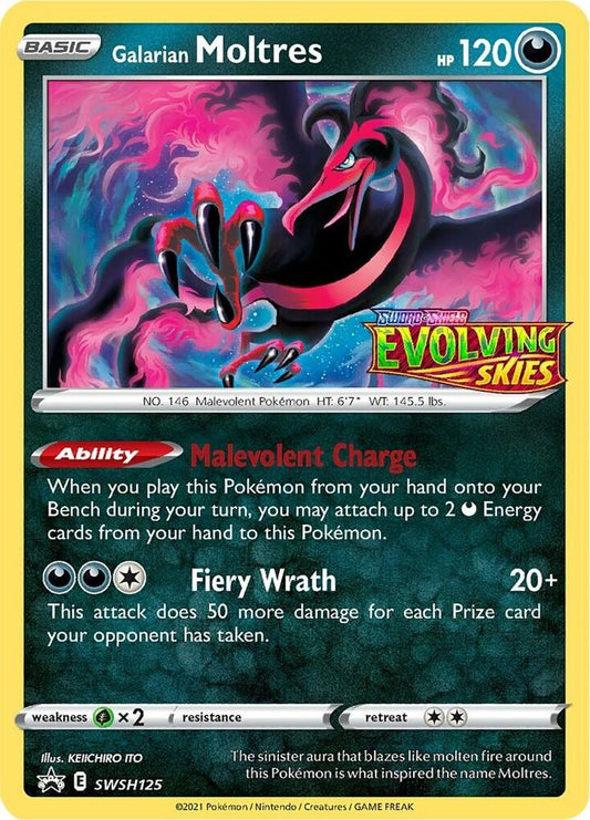 Galarian Moltres - SWSH125 (Prerelease) [SWSH: Sword & Shield Promo Cards] SWSH125