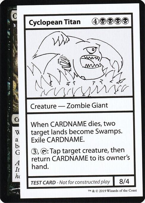 Cyclopean Titan (No PW Symbol) [Mystery Booster: Convention Edition Exclusives]