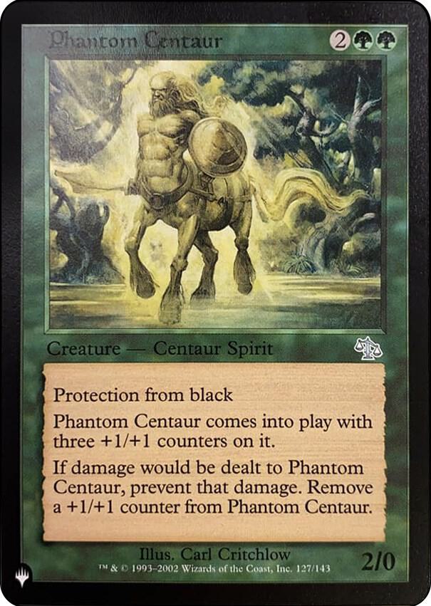 Phantom Centaur (Misprint) [The List Reprints] 127