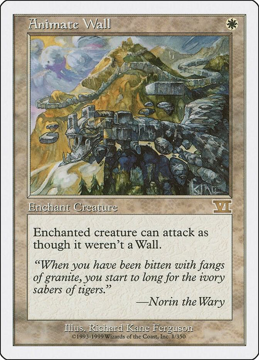 Animate Wall [Classic Sixth Edition] 1