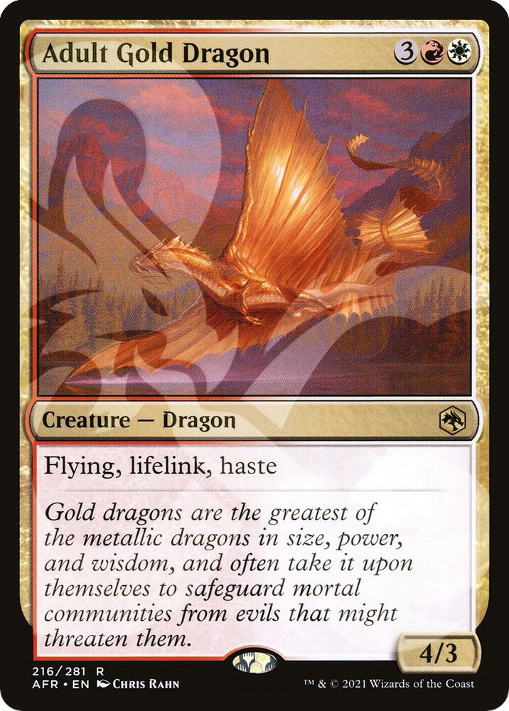 Adult Gold Dragon [AFR Ampersand Promos] 216