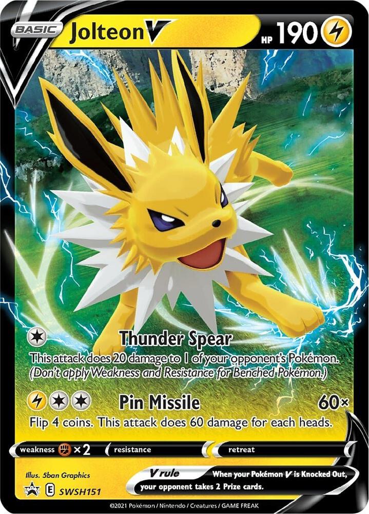 Jolteon V - SWSH151 [SWSH: Sword & Shield Promo Cards] SWSH151