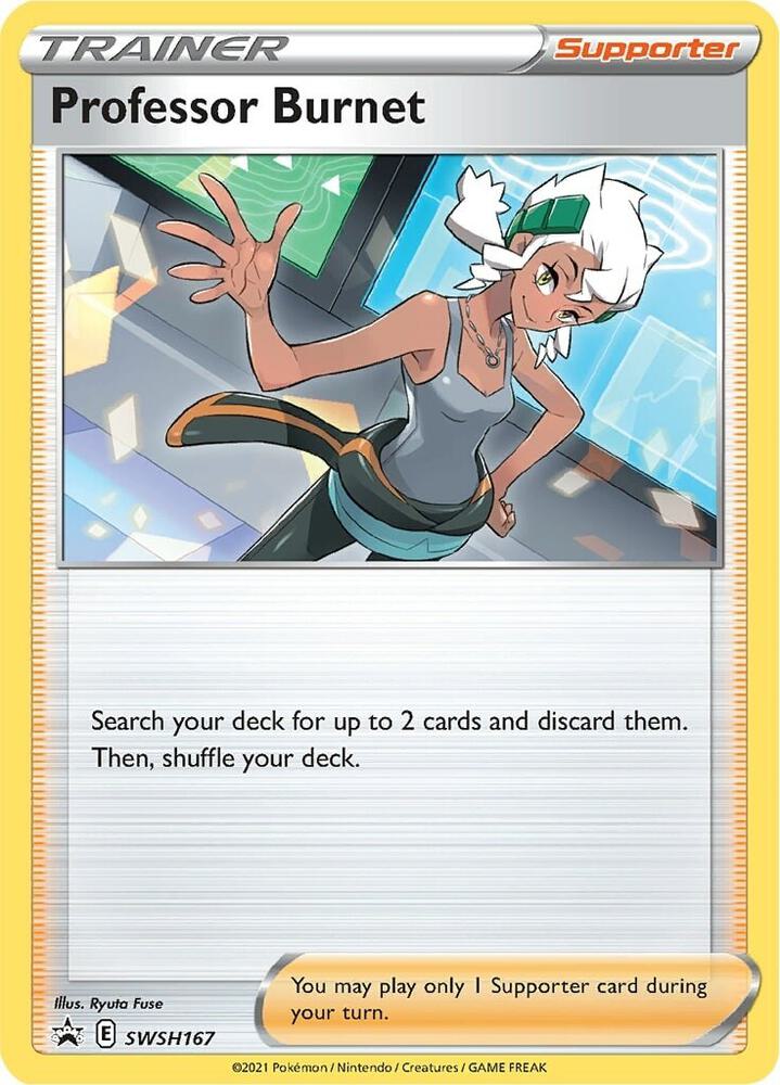 Professor Burnet - SWSH167 [SWSH: Sword & Shield Promo Cards] SWSH167