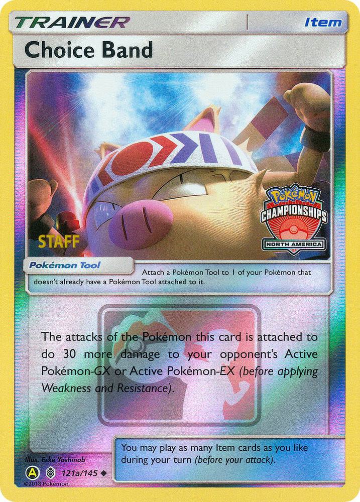 Choice Band - 121a/145 (North America Championships) [Staff] [League & Championship Cards] 121a/145