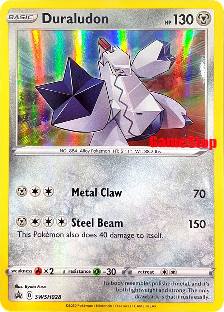 Duraludon - SWSH028 (Gamestop Exclusive) [Miscellaneous Cards & Products] SWSH028