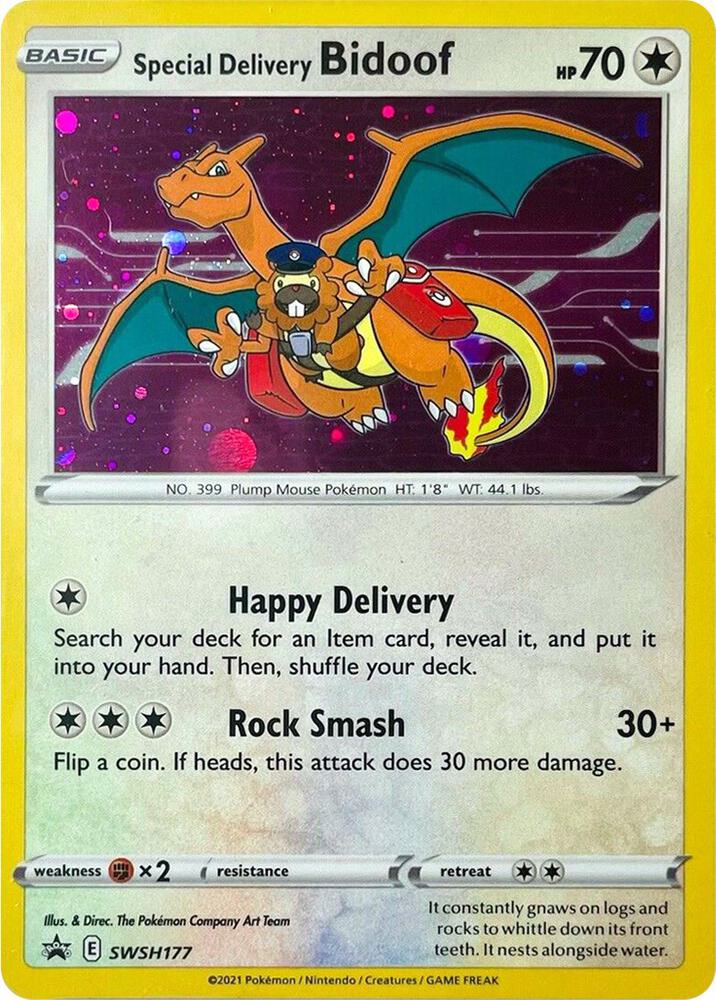 Special Delivery Bidoof [SWSH: Sword & Shield Promo Cards] SWSH177