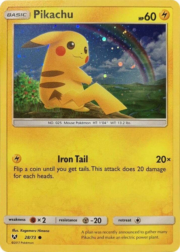 Pikachu - 28/73 (Cosmos Holo) [Miscellaneous Cards & Products] 028/073