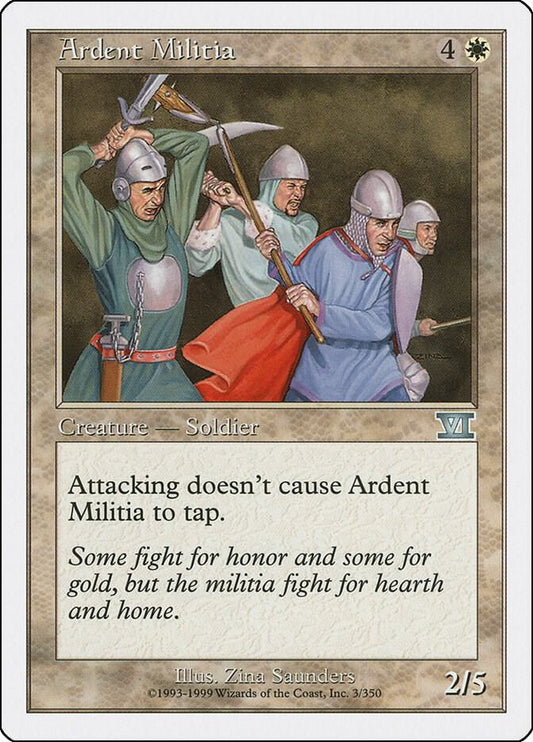 Ardent Militia [Classic Sixth Edition] 3