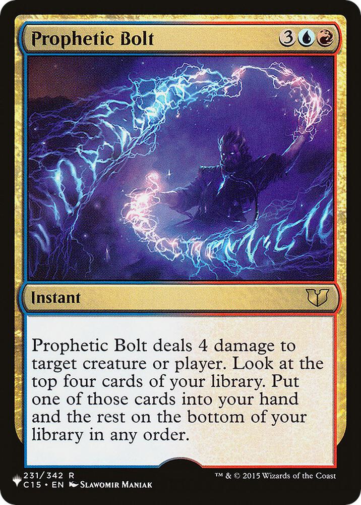 Prophetic Bolt [The List Reprints] 231/342