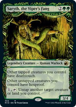 Saryth, the Viper's Fang (Showcase) [Innistrad: Midnight Hunt] 304