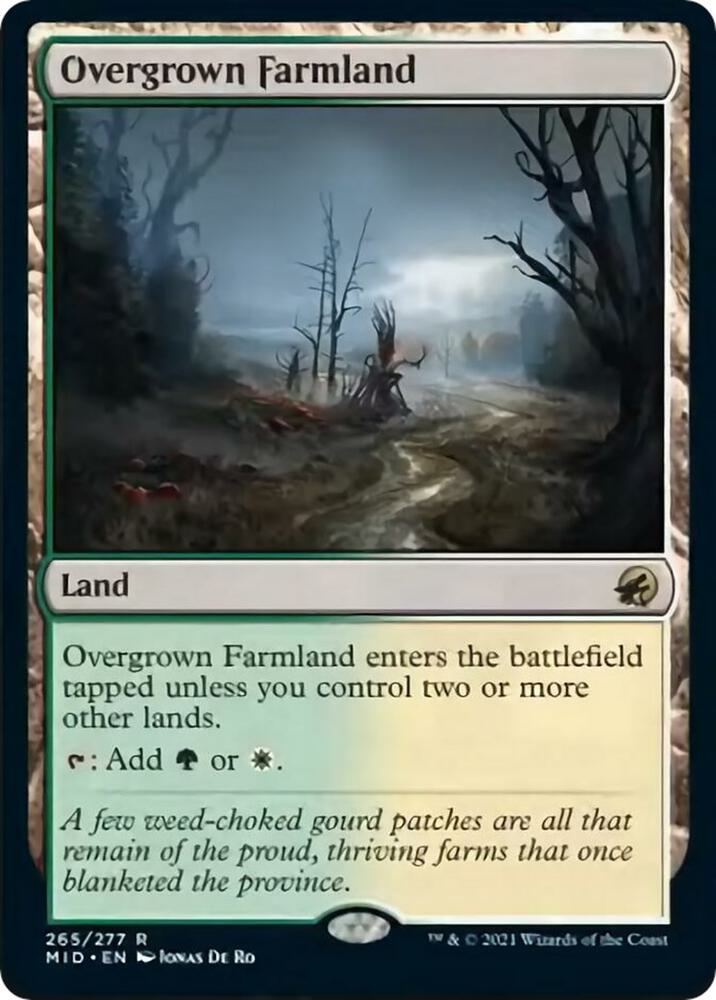Overgrown Farmland [Innistrad: Midnight Hunt] 265