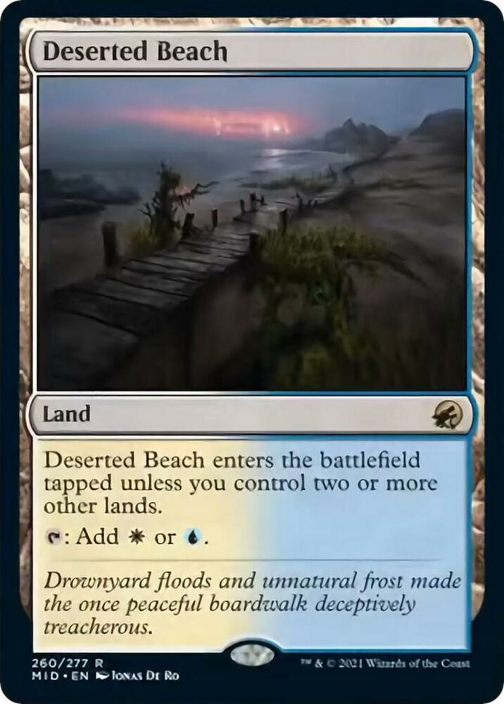 Deserted Beach [Innistrad: Midnight Hunt] 260