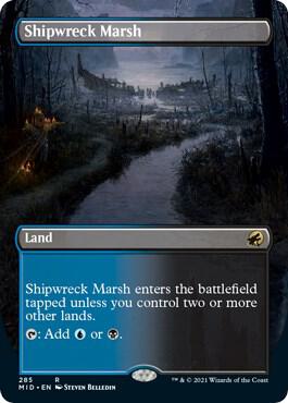 Shipwreck Marsh (Borderless) [Innistrad: Midnight Hunt] 285