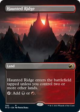 Haunted Ridge (Borderless) [Innistrad: Midnight Hunt] 282