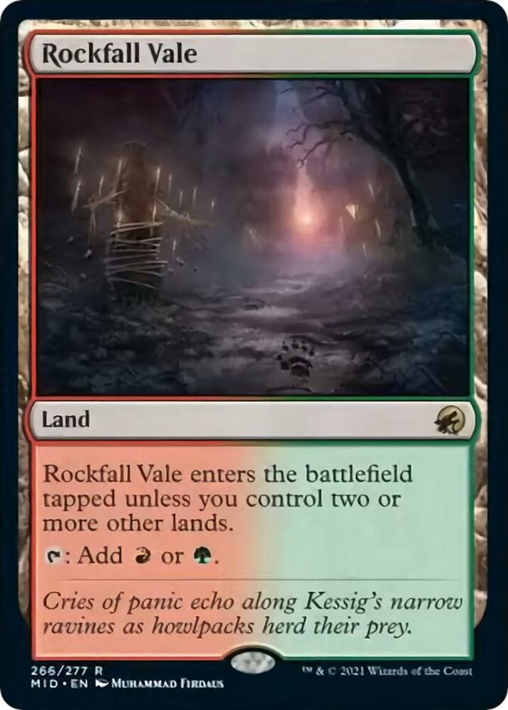 Rockfall Vale [Innistrad: Midnight Hunt] 266