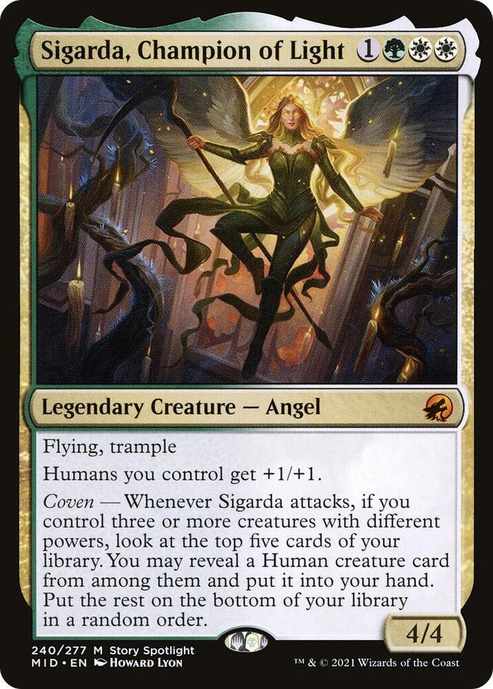 Sigarda, Champion of Light [Innistrad: Midnight Hunt] 240