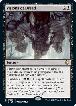 Visions of Dread [Commander: Innistrad: Midnight Hunt] 34