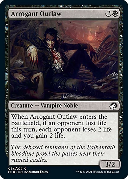 Arrogant Outlaw [Innistrad: Midnight Hunt] 84