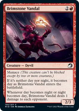 Brimstone Vandal [Innistrad: Midnight Hunt] 130