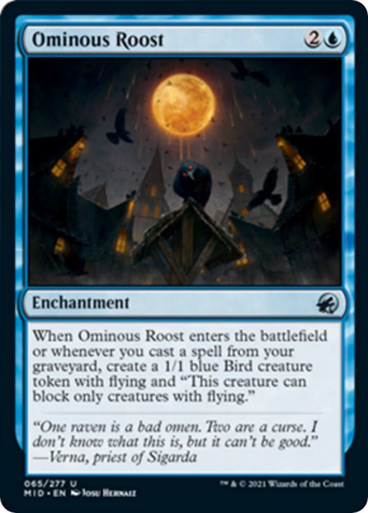 Ominous Roost [Innistrad: Midnight Hunt] 65