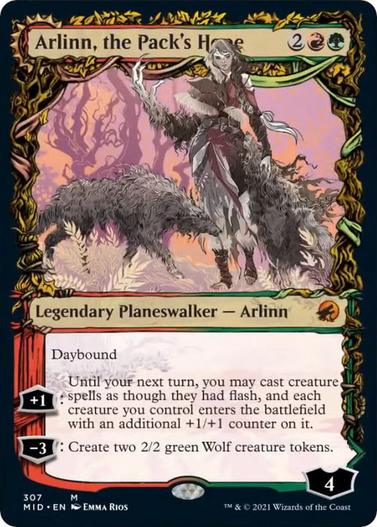 Arlinn, the Pack's Hope (Showcase) [Innistrad: Midnight Hunt] 307