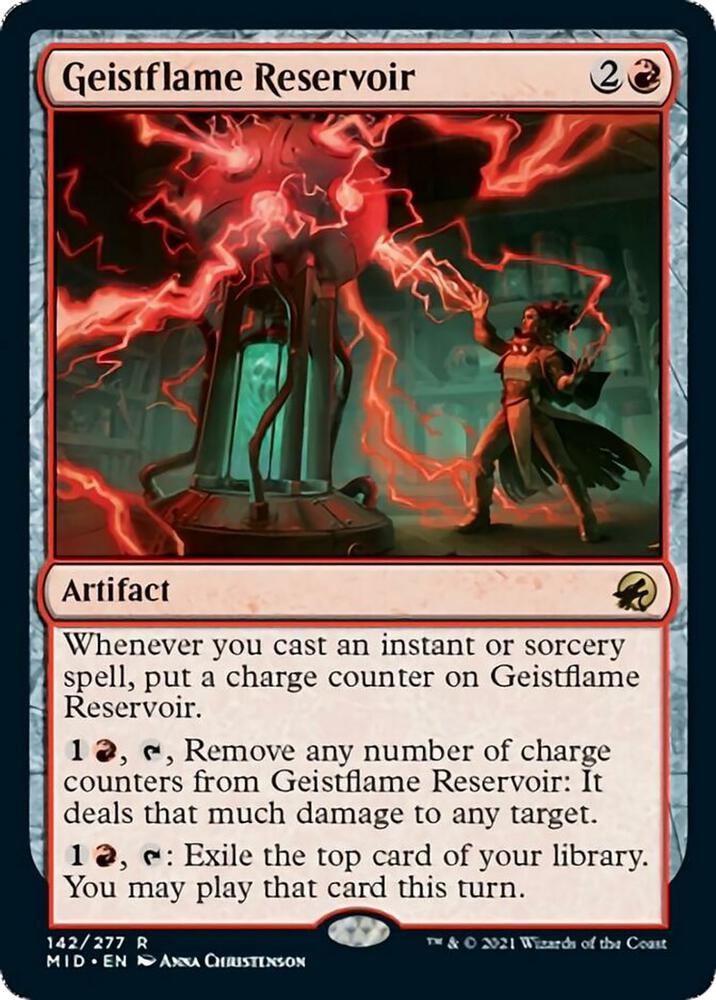 Geistflame Reservoir [Innistrad: Midnight Hunt] 142